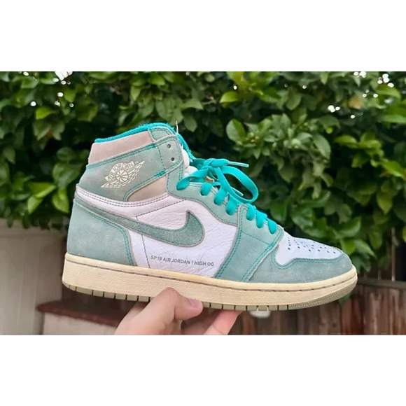 Jordan 1 High OG Turbo Green Size 8.5 555088-311 verified - Picture 1 of 7